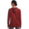 image:imageUnder Armour Womens Isochill Fusion HoodieKiln Red 648Opal Blue