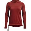 image:imageUnder Armour Womens Isochill Fusion HoodieKiln Red 648Opal Blue
