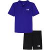 image:imageUnder Armour Boys 2piece Short Sleeve Polo and Shorts SetBlue Atlantis