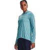 image:imageUnder Armour Womens Isochill Fusion HoodieCloudless Sky 402Deep Sea