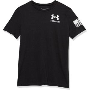 image:imageUnder Armour Boys New Freedom Flag TShirt002 Black   White