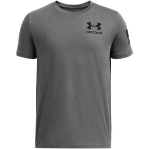 image:imageUnder Armour Boys New Freedom Flag TShirt025 Castlerock   Black