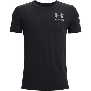 image:imageUnder Armour Boys New Freedom Flag TShirtBlack 001White