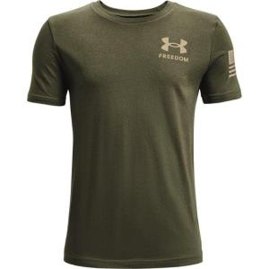 image:imageUnder Armour Boys New Freedom Flag TShirtMarine Od Green 390Black