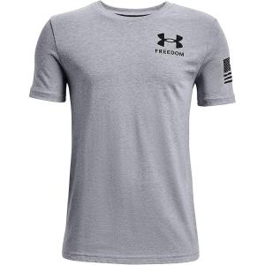 image:imageUnder Armour Boys New Freedom Flag TShirtSteel Light Heather 035Steel