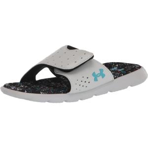 image:imageUnder Armour Mens Ignite Pro Slide Sandal100 Gray MistGray MistBlue Surf