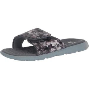 image:imageUnder Armour Mens Ignite Pro Slide Sandal101 Gray MistHarbor BlueWhite