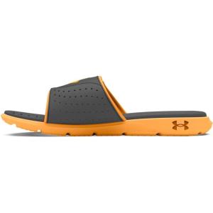 image:imageUnder Armour Mens Ignite Pro Slide Sandal104 CastlerockNova OrangeNova Orange