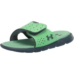 image:imageUnder Armour Mens Ignite Pro Slide Sandal306 Matrix GreenGravelGravel