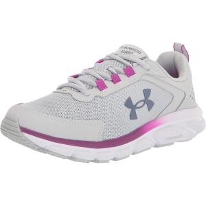 image:imageUnder Armour Womens Charged Assert 9 Running Shoe115 Halo GrayWhiteAurora Purple