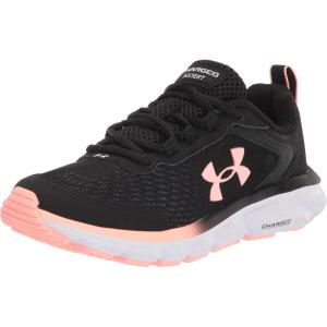 image:imageUnder Armour Womens Charged Assert 9 Running ShoeBlack 007Pink Sands