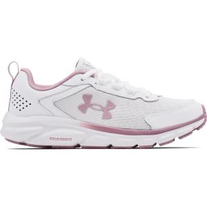 image:imageUnder Armour Womens Charged Assert 9 Running ShoeWhite 113Mauve Pink