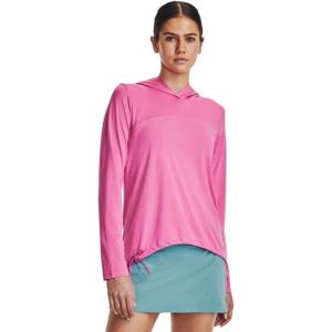 image:imageUnder Armour Womens Isochill Fusion Hoodie659 Pink Edge  Pink Edge  Rebel Pink