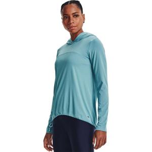 image:imageUnder Armour Womens Isochill Fusion HoodieCloudless Sky 402Deep Sea