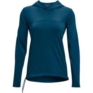 image:imageUnder Armour Womens Isochill Fusion HoodieDeep Sea 459Opal Blue