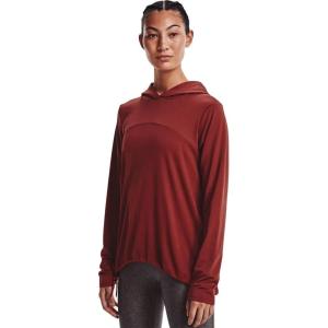 image:imageUnder Armour Womens Isochill Fusion HoodieKiln Red 648Opal Blue