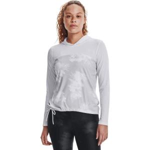 image:imageUnder Armour Womens Isochill Fusion HoodieWhite 102Halo Gray
