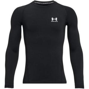 image:imageUnder Armour Boys ColdGear Armour Long Sleeve TShirtBlackwhite