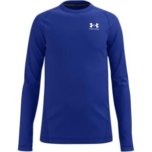 image:imageUnder Armour Boys ColdGear Armour Long Sleeve TShirtRoyal 400White