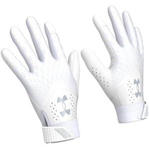 image:imageUnder Armour Womens Glyde Softball Gloves100 White  White  Halo Gray