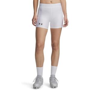 image:imageUnder Armour Womens Utility Softball Slider Shorts100 White   Black