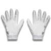 image:imageUnder Armour Blur Football Gloves100 White  White  Metallic Silver