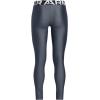 image:imageUnder Armour Girls HeatGear Leggings044 Downpour Gray   White