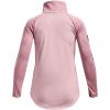 image:imageUnder Armour Girls Tech Graphic Half Zip Hoodie647 Prime Pink  Bauhaus Blue  White