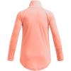 image:imageUnder Armour Girls Tech Graphic Half Zip Hoodie897 Flare Orange   White