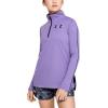 image:imageUnder Armour Girls Tech Graphic Half Zip HoodieFlight PurpleNocturne Purple