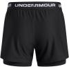 image:imageUnder Armour Girls Tech Play Up 2 in 1 Shorts005 Black  Black  White