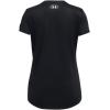 image:imageUnder Armour Girls Tech Print Big Logo Short Sleeve Crew005 Black   White
