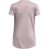 image:imageUnder Armour Girls Tech Print Big Logo Short Sleeve Crew015 Tetra Gray   Flare Orange