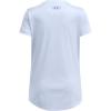image:imageUnder Armour Girls Tech Print Big Logo Short Sleeve Crew465 Nimbus Blue   Tech Blue