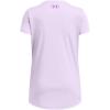 image:imageUnder Armour Girls Tech Print Big Logo Short Sleeve Crew535 Salt Purple   Lavish