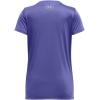 image:imageUnder Armour Girls Tech Print Big Logo Short Sleeve Crew562 Starlight   Celeste