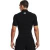 image:imageUnder Armour Mens HeatGear Armour Comp Mock Short Sleeve TShirtBlack 001White