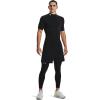 image:imageUnder Armour Mens HeatGear Armour Comp Mock Short Sleeve TShirtBlack 001White