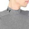 image:imageUnder Armour Mens HeatGear Armour Comp Mock Short Sleeve TShirtCarbon Heather 090Black