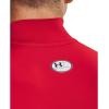 image:imageUnder Armour Mens HeatGear Armour Comp Mock Short Sleeve TShirtRed 600White