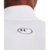 image:imageUnder Armour Mens HeatGear Armour Comp Mock Short Sleeve TShirtWhite 100Black