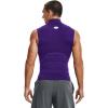 image:imageUnder Armour Mens HeatGear Armour Compression Mock SleevelessPurple 500White