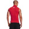 image:imageUnder Armour Mens HeatGear Armour Compression Mock SleevelessRed 600White
