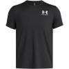 image:imageUnder Armour Mens HeatGear Fitted Short Sleeve T Shirt001 Black   White