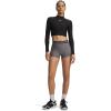 image:imageUnder Armour Womens HeatGear Armour Shorty Shorts019 Charcoal Light Heather   Black