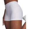 image:imageUnder Armour Womens HeatGear Armour Shorty Shorts100 White   Halo Gray