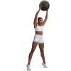 image:imageUnder Armour Womens HeatGear Armour Shorty Shorts100 White   Halo Gray