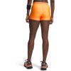 image:imageUnder Armour Womens HeatGear Armour Shorty Shorts870 Orange Bloc   Venom Red