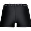 image:imageUnder Armour Womens HeatGear Armour Shorty ShortsBlack Black Metallic Silver