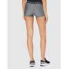 image:imageUnder Armour Womens HeatGear Armour Shorty ShortsCharcoal Light Heather Anthracite Metallic Silve